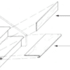 Demonstrates the two components of the StareCasing Hardwood Overlay System - the StareTread stair treads and StareRiser riser.