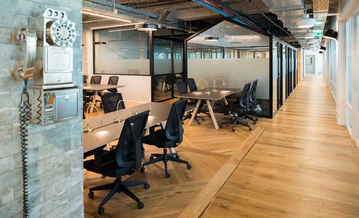 hardwood floor patterns in the office