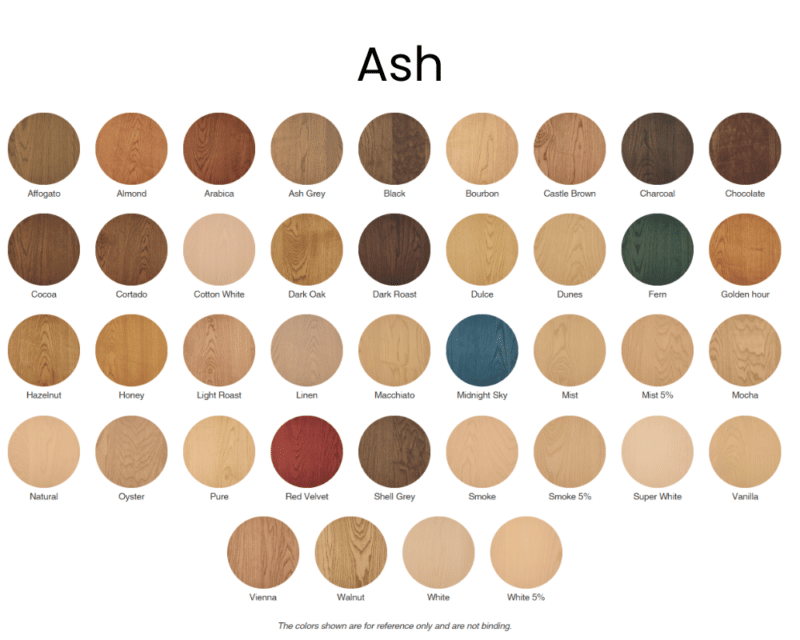 rubio ash color chart