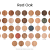 rubio red oak color chart