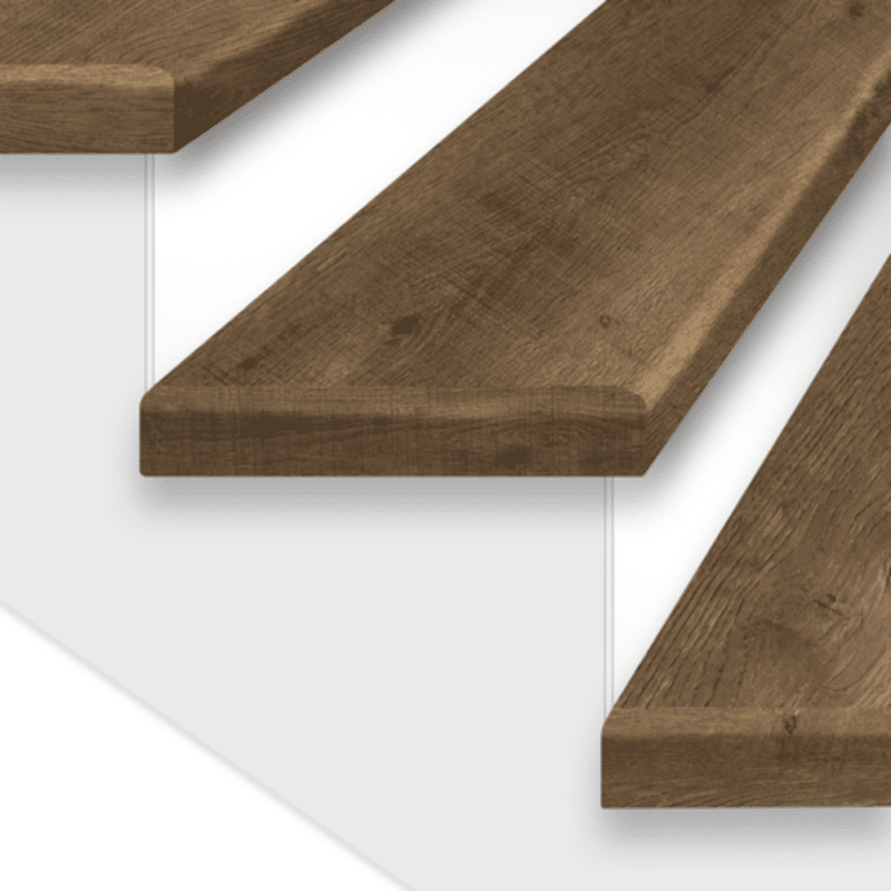 DuraStair Tread Kit - Cafe Brown Oak 10205