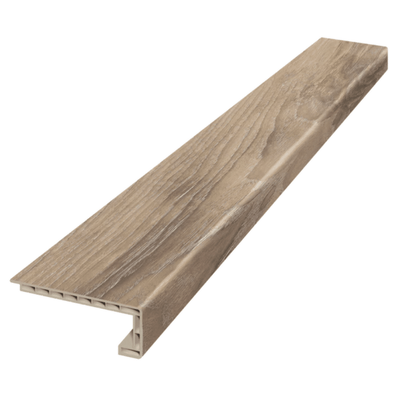 DuraStair Top of Stairway Bullnose - Sierra Mist Oak 10233