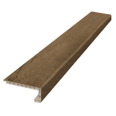 DuraStair Top of Stairway Bullnose - Cafe Brown Oak 10235