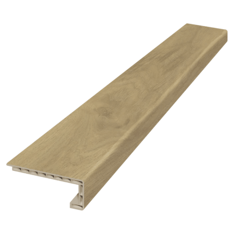 DuraStair Top of Stairway Bullnose - Crema White Oak 10237