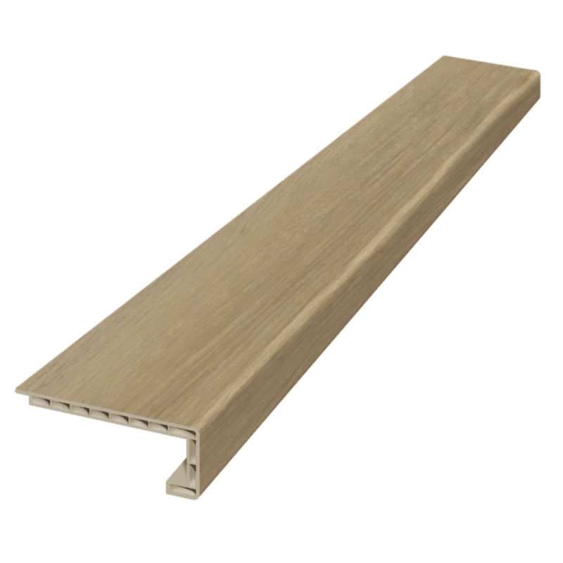 DuraStair Top of Stairway Bullnose - Driftwood Oak 10238