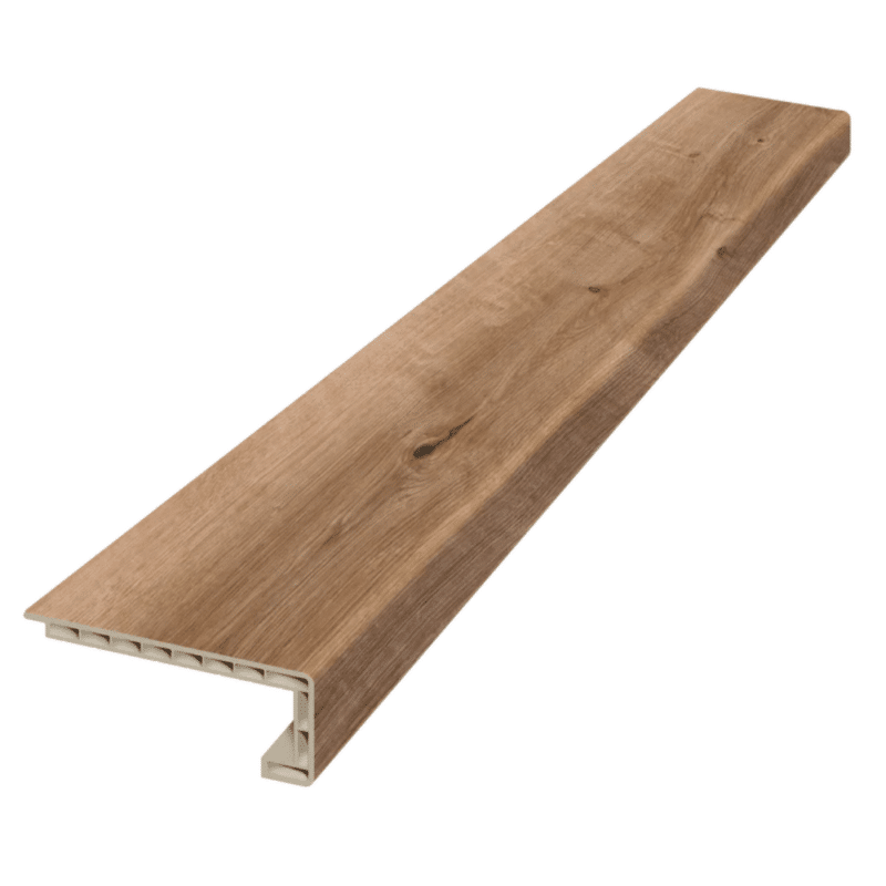 Durastair Top of Stairway Bullnose - Honey Brown Oak 10241