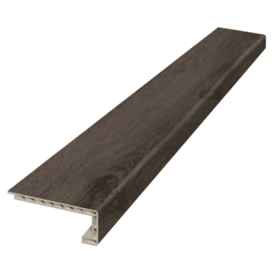 Durastair Top of Stairway Bullnose - Dark Grey Oak 10242