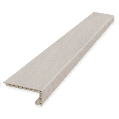 Durastair Top of Stairway Bullnose - White Oak 10244