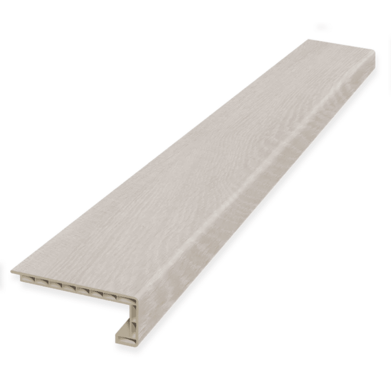 Durastair Top of Stairway Bullnose - White Oak 10244