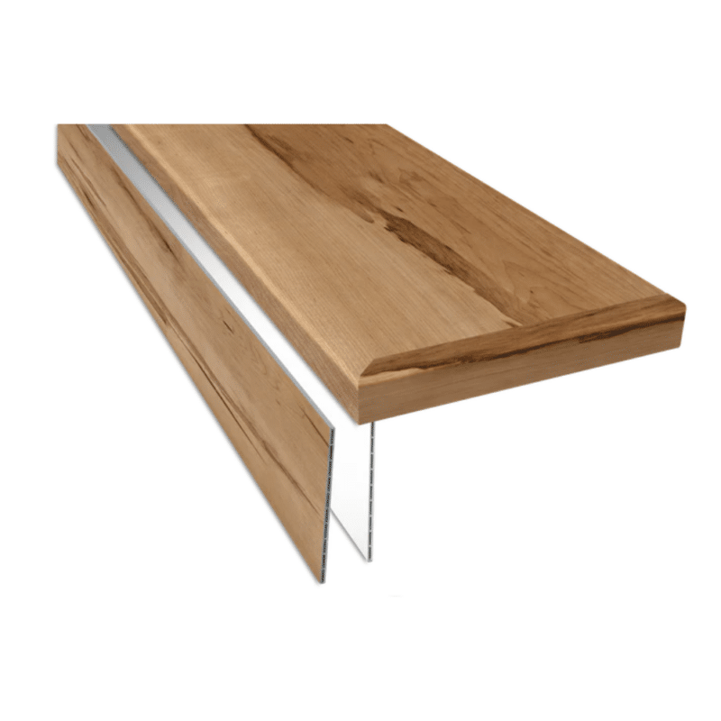 DuraStair Spare Riser with End Caps - Country Maple 10279