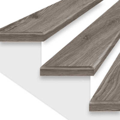 DuraStair vinyl stair Treads and risers Kit - Riverstone Oak 10201 1