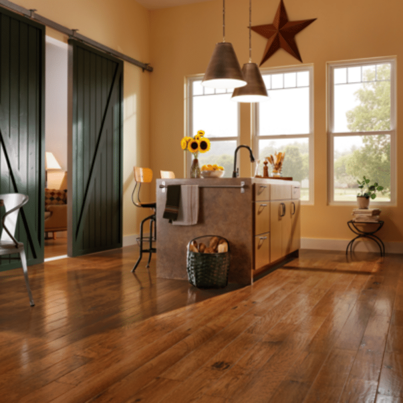 Hartco American Scrape Hickory - Cajun Spice Kitchen