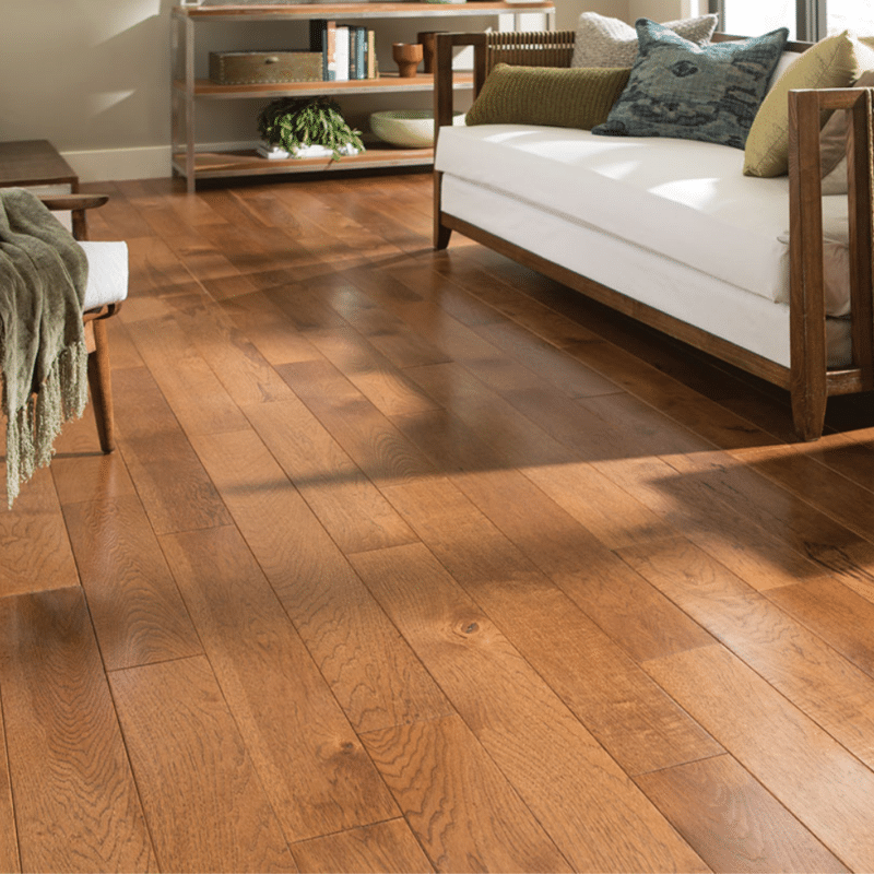 Mullican Nature Engineered Hickory Natura Living Room