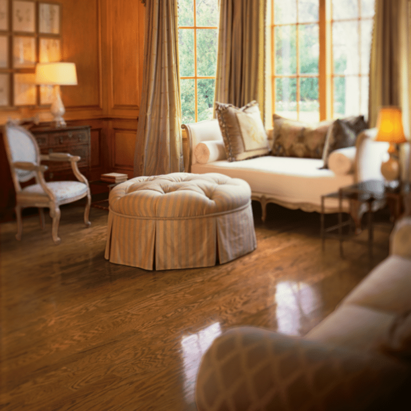 Hartco Beaumont Red Oak - Saddle Living Room
