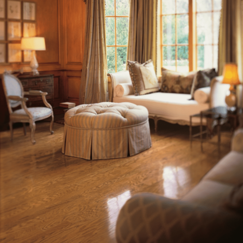 Hartco Beaumont Red Oak - Sienna Living Room