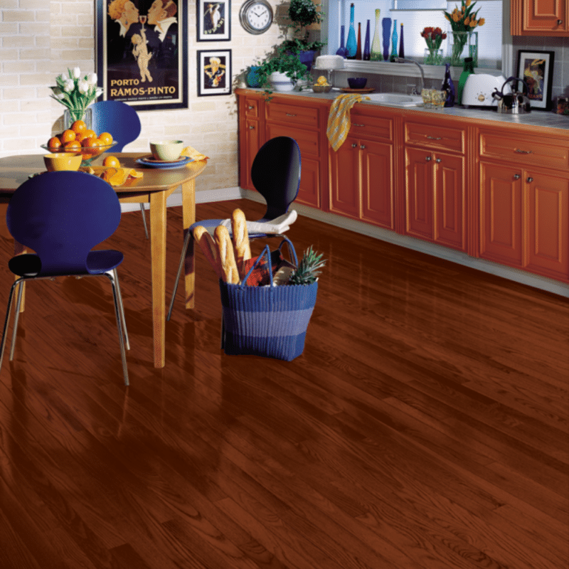 Hartco Yorkshire White Oak - Cherry Spice Kitchen