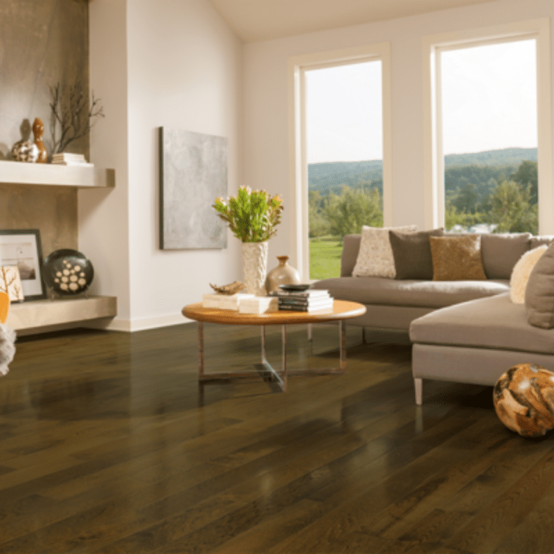 Hartco Prime Harvest Hickory - Lake Forest Living Room
