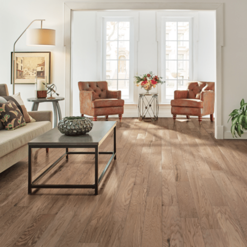 Hartco Prime Harvest Elite Red Oak - Tan Living Room