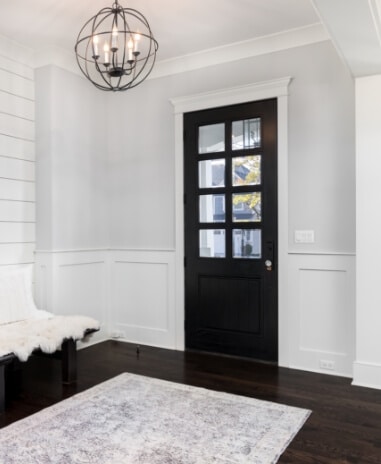 Dark hardwood floor