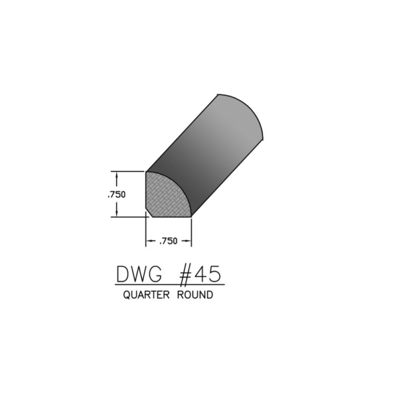 Mullican Quarter Round Oak Autumn Bronze 21850