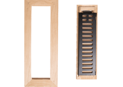 Unfinished Hickory Vent 2 x 10