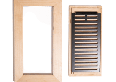 Unfinished Hickory Vent 4 x 10