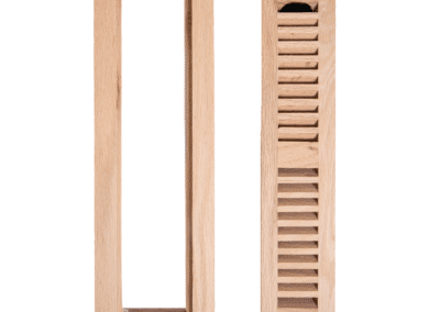 Unfinished White Oak Vent 2 x 12