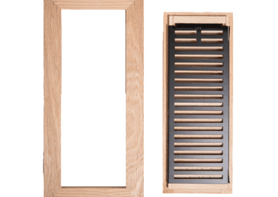 Unfinished White Oak Vent 4 x 12