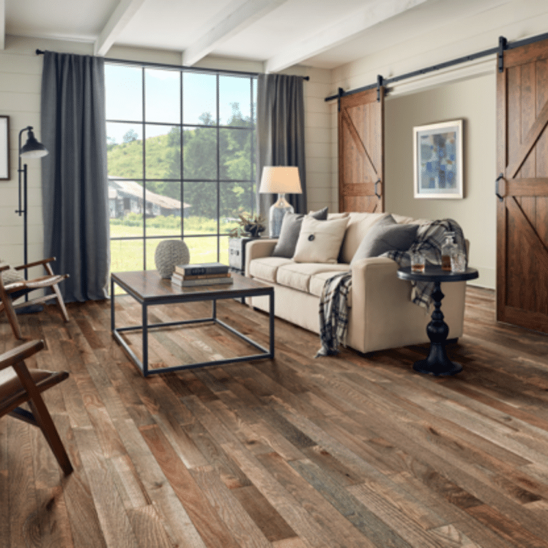 Bruce Barnwood Living Red Oak - Monroe Living Room