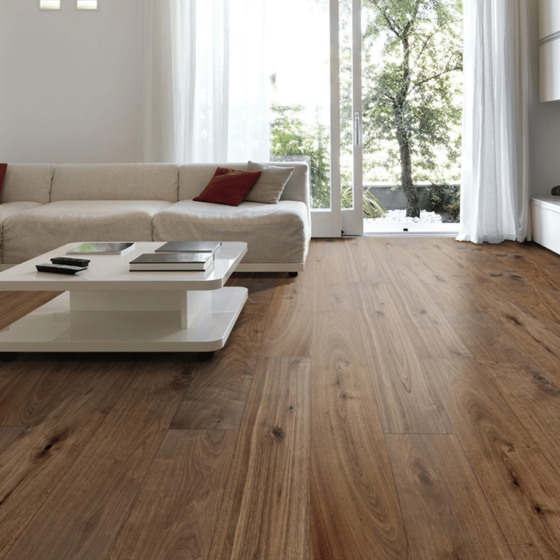 Duchateau Vernal White Oak - American Walnut Living Room