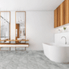 COREtec Tile - Avesta Quartz Bathroom