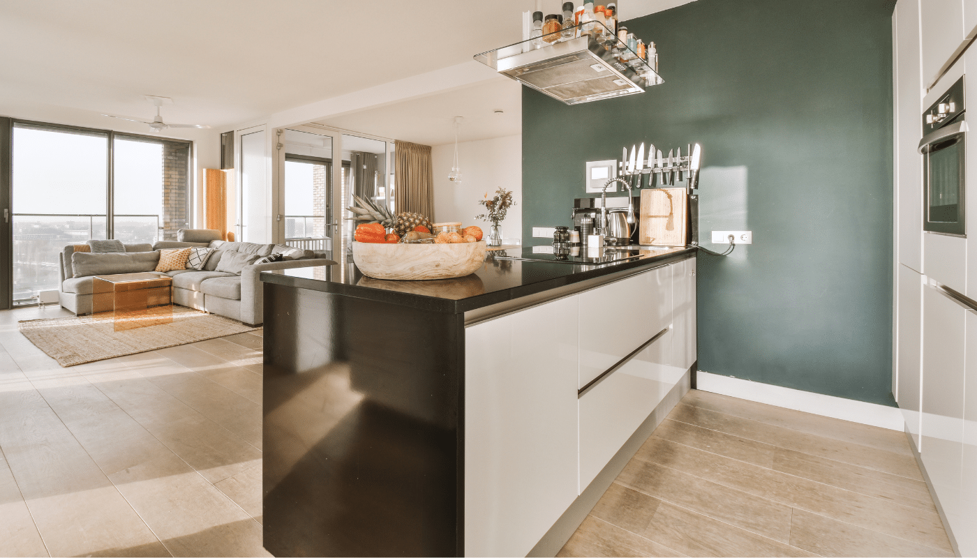 light flooring in kitchen