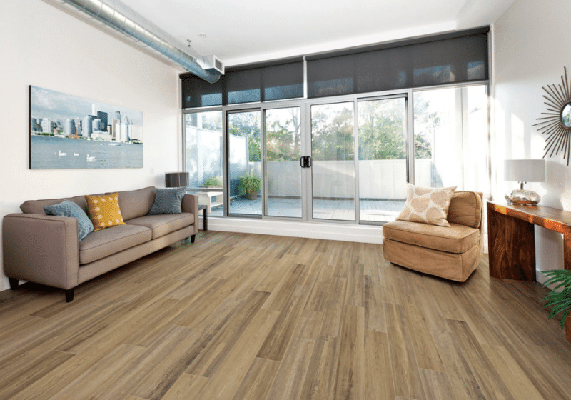 COREtec Scratchless – Privet Pine VV674-07014– Luxury Vinyl Plank 7” x 48” family room