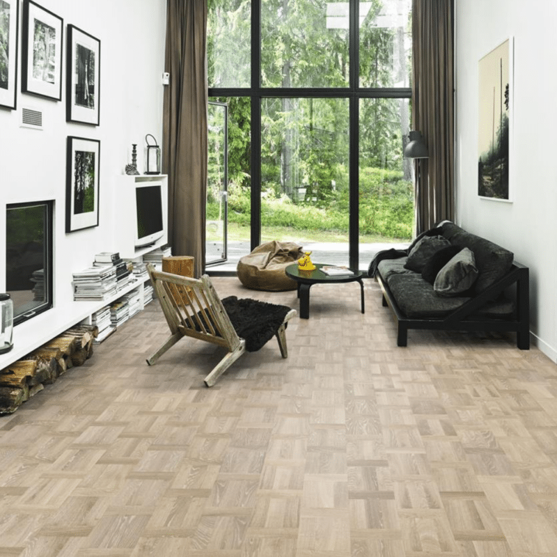 Kahrs European Renaissance White Oak - Palazzo Bianco Living Room