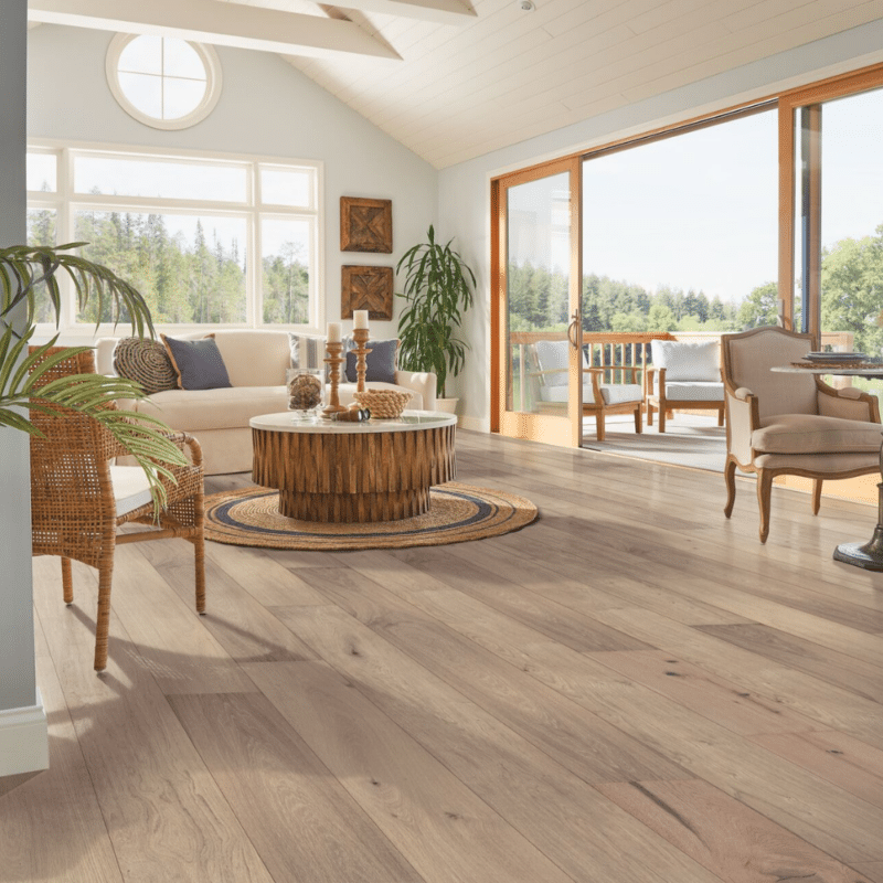 Robbins Nature's Canvas Platinum White Oak - Artful Beige Living Room