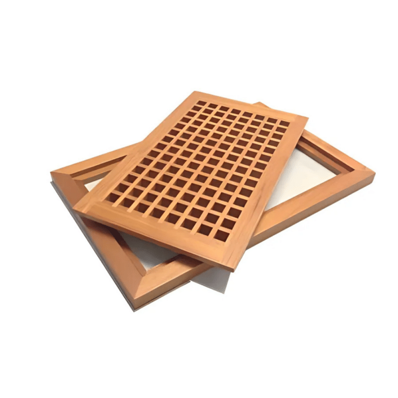 FM C.A.R. Unfinished Red Oak Hardwood Floor Vent - 3/4" x 8" x 12" - Image 2