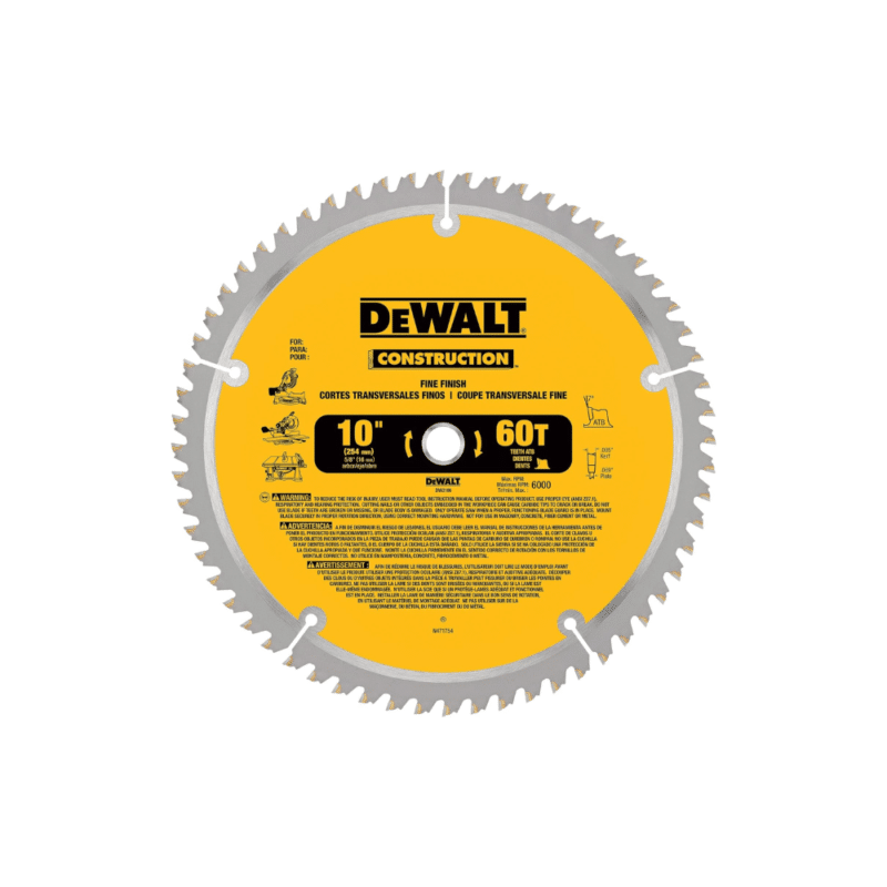 DEWALT 6-1/2" Undercut Saw Blade #821