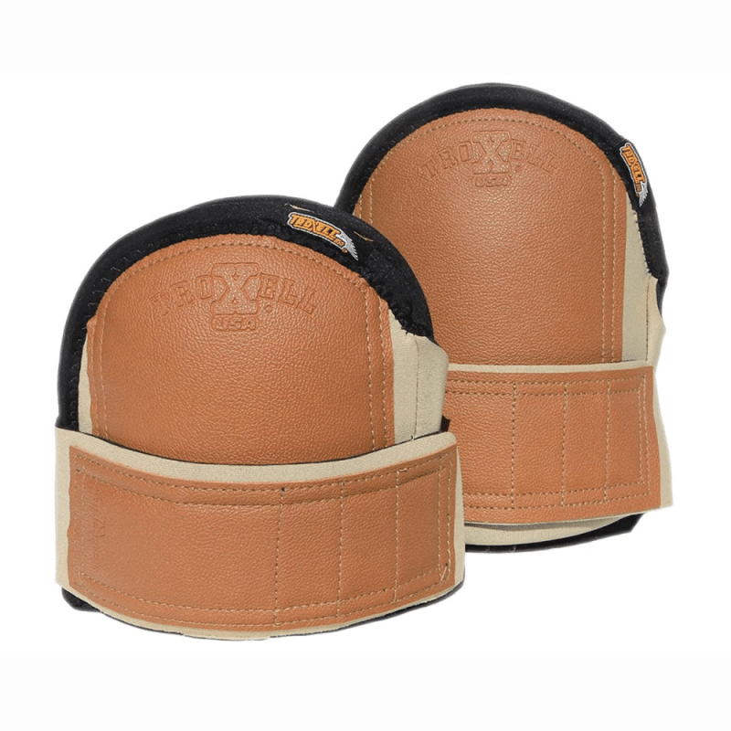 Troxell USA Super-Soft Medium Leatherhead Kneepads - Beige