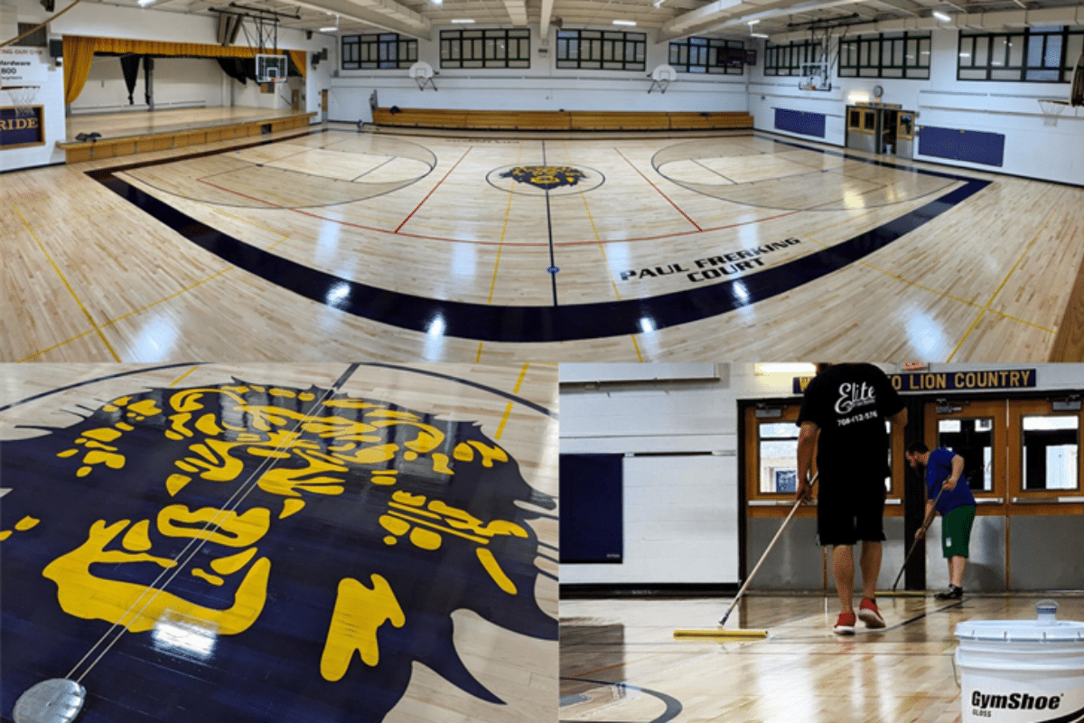 hypertone stains on gym floors