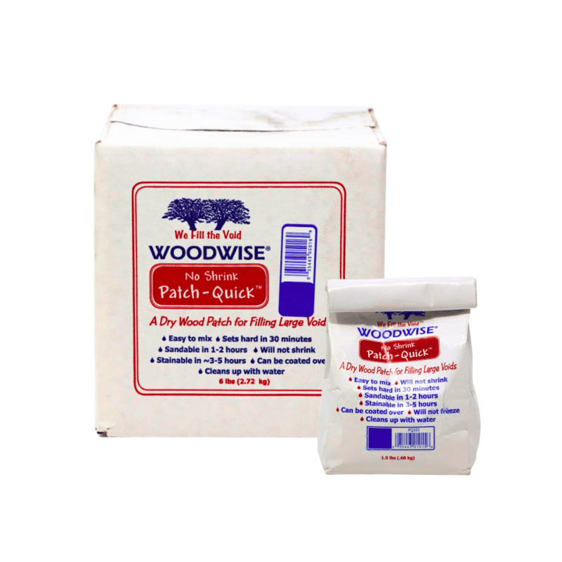 woodwise no shrink patch-quick in 6lb or 1/2 lb