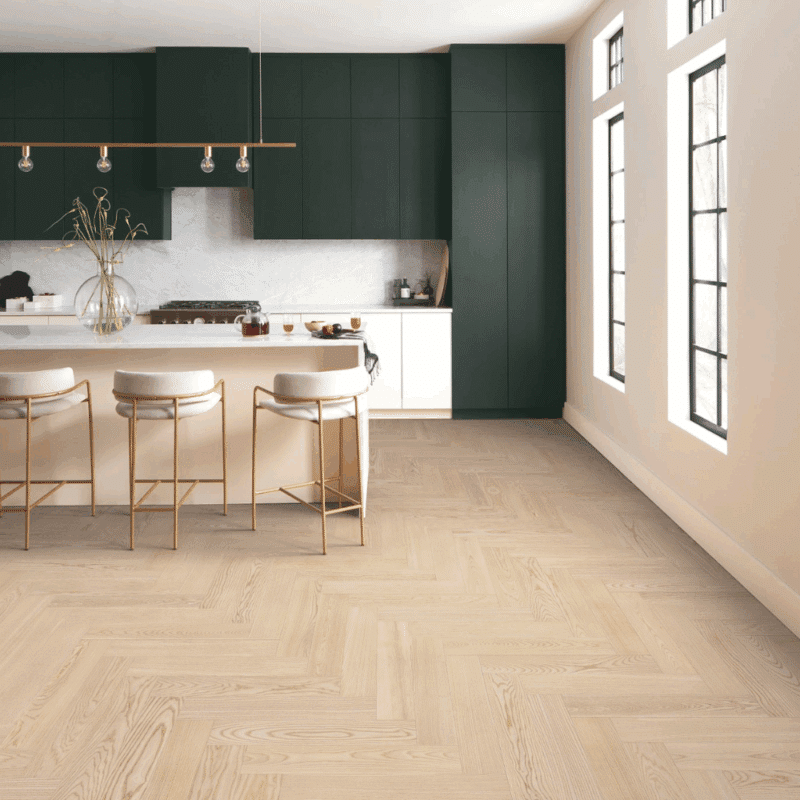 Anderson Tuftex European Ash Herringbone Parfait 5/8" x 4-3/4"