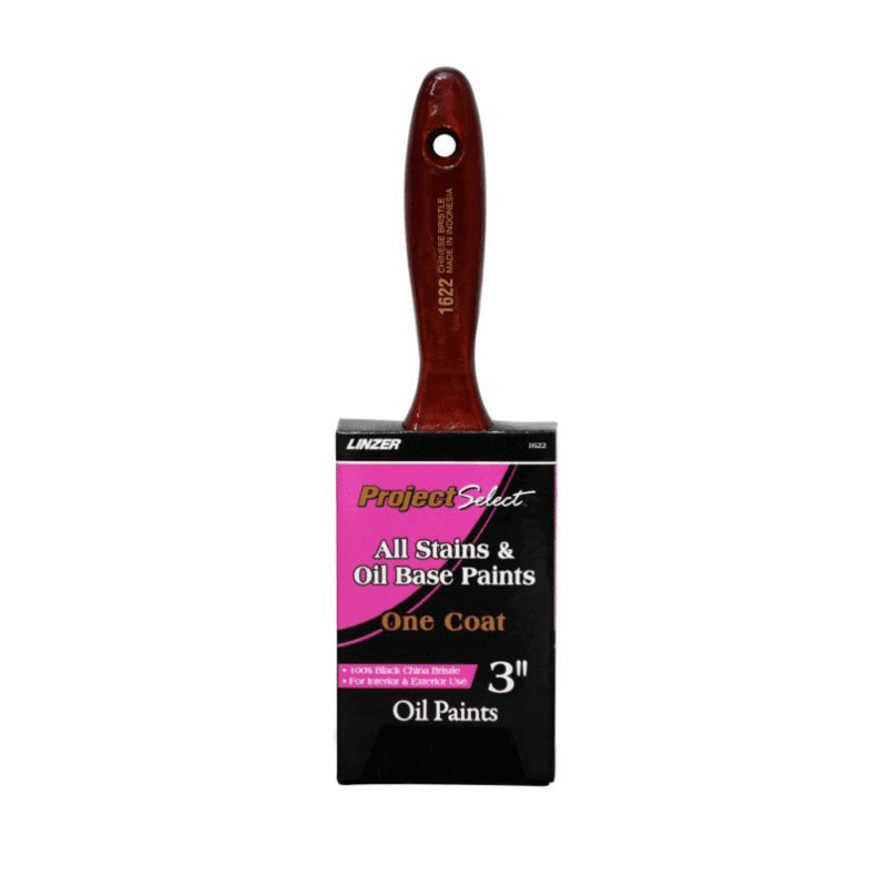 Linzer Black China Bristle Brush - 3"