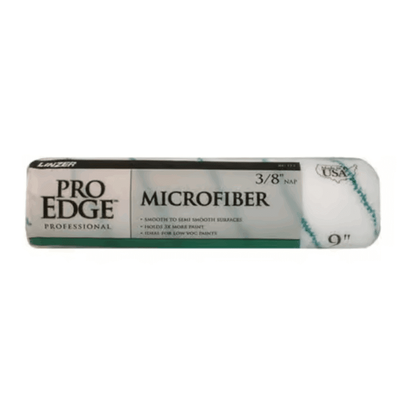 Linzer Pro Edge Microfiber Roller Cover - 3/8" x 9"