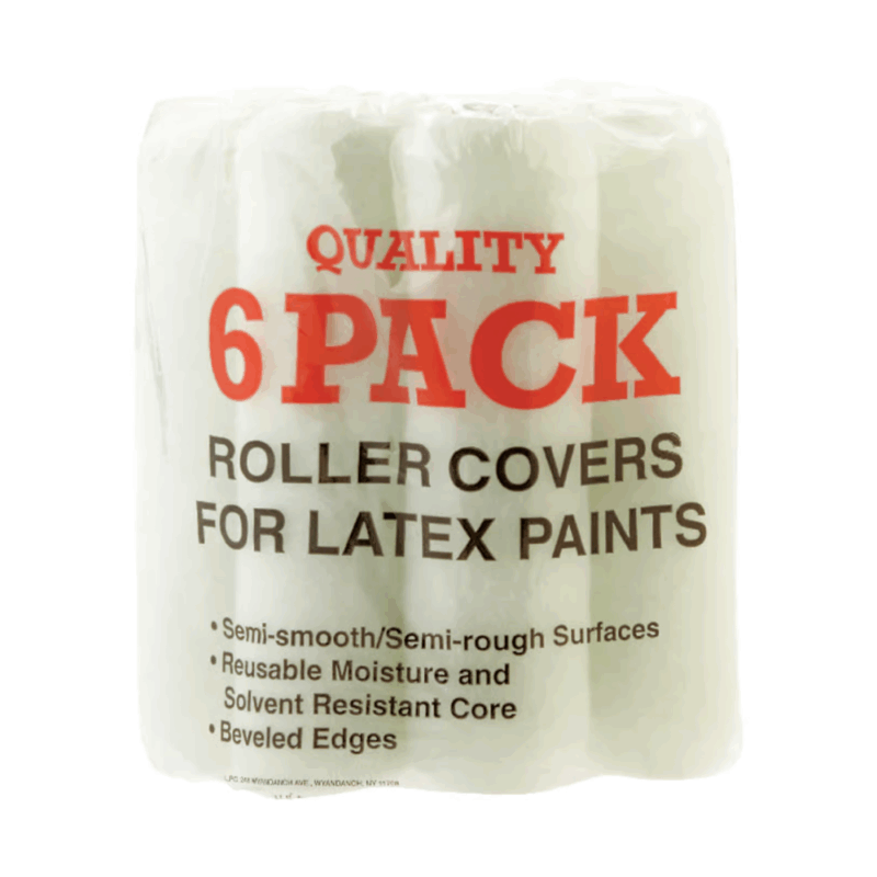 Linzer Pro Edge Thick Nap Synthetic Roller Cover - 3/8" x 9" (6 Pack)