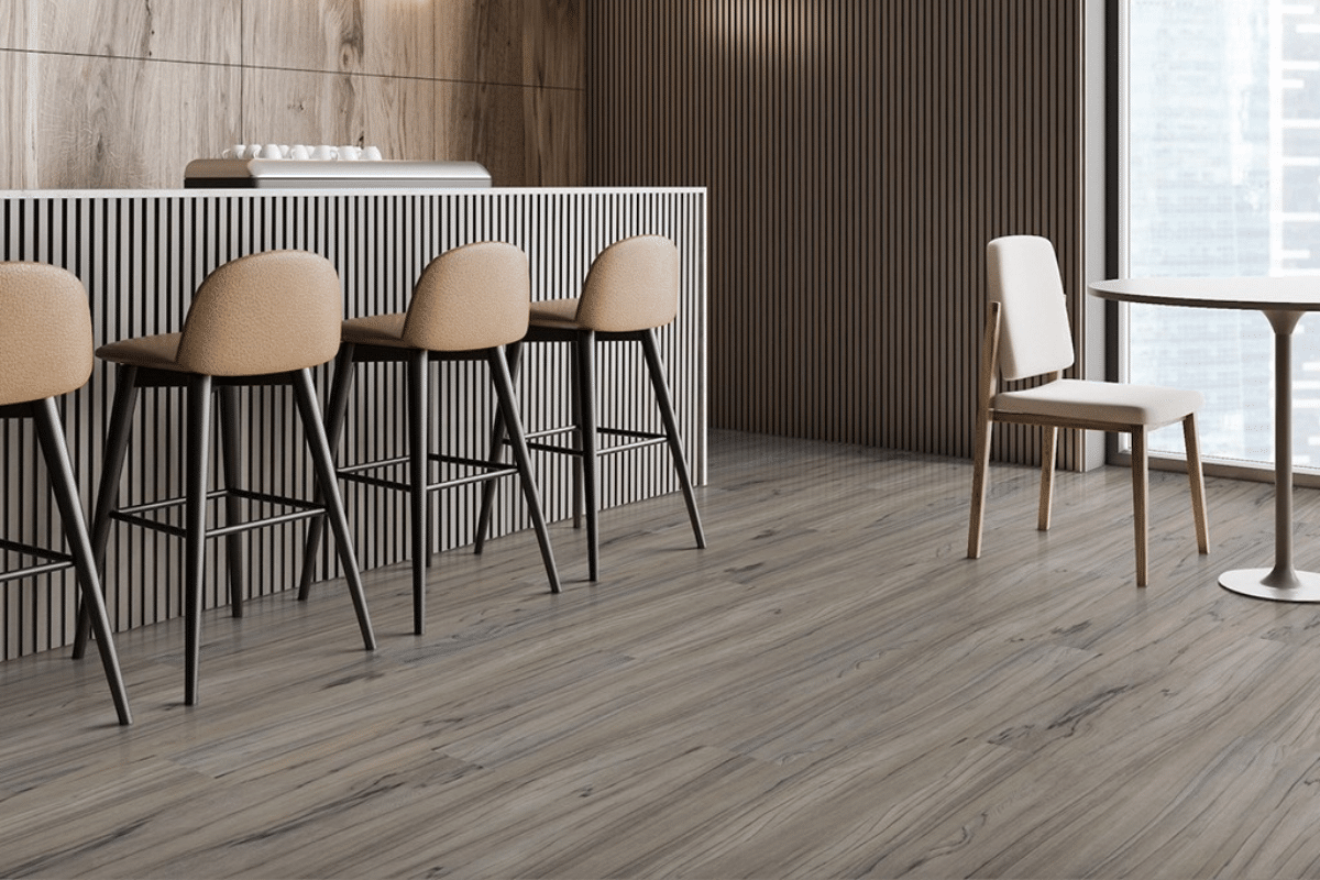 commercial exowood gray lvt