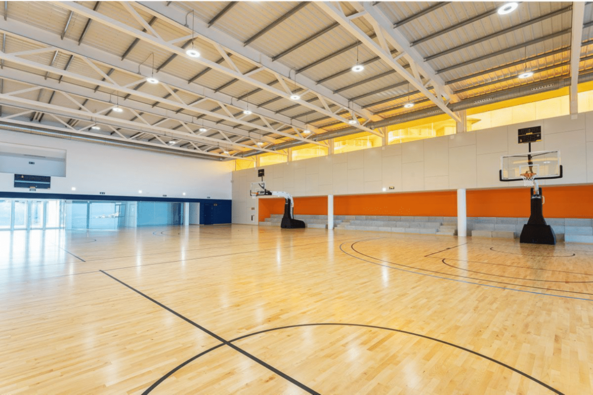 the embassy spain basketball court