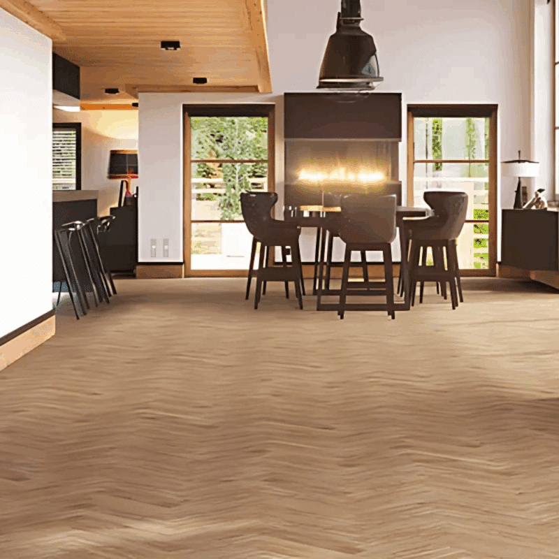 Alston Casablanca White Oak - Cleopatra Herringbone