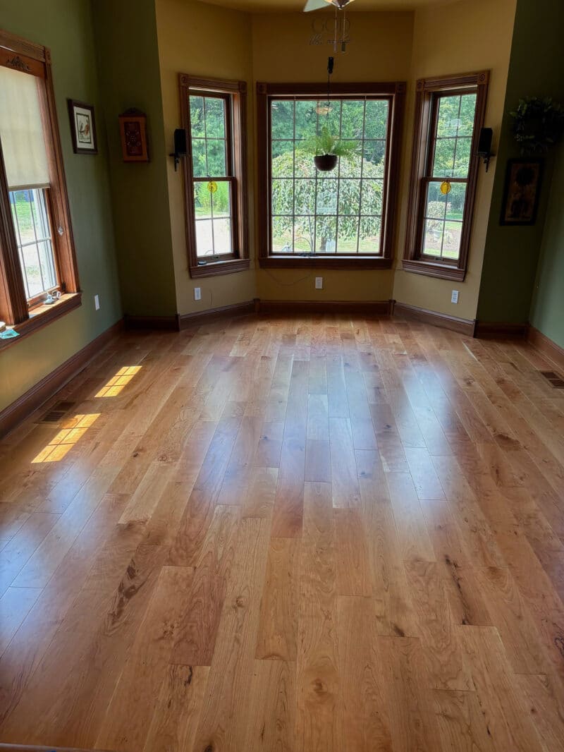 cherry sheoga hardwood flooring in room