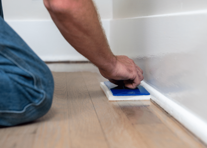 cut in pad hardwood floor finishing