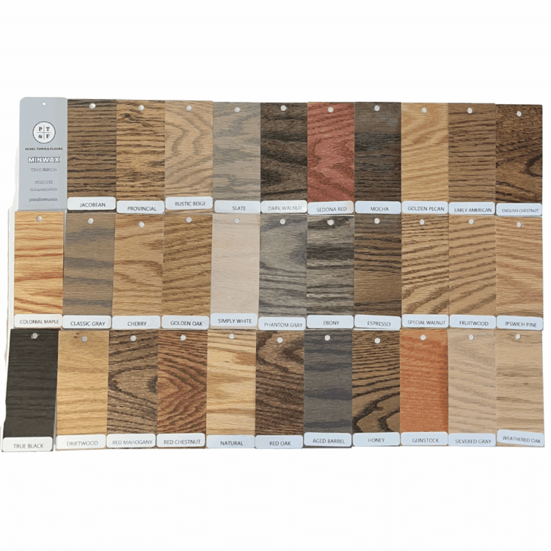 Minwax Fandeck 32 colors